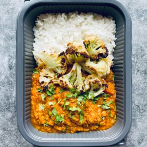 MONDAY: 
Lentil Dahl - Basmati Rice (veg) - Roasted Cauliflower