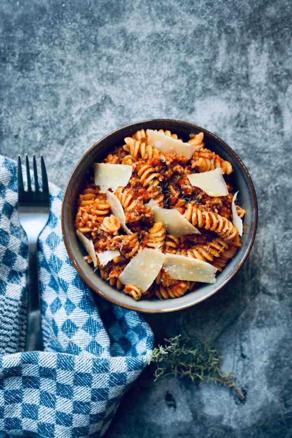 TUESDAY: Pasta Bolognese
