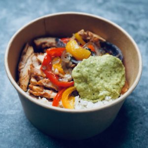 TUESDAY: Chicken Taco Bowl - Pico de Gallo - Rice