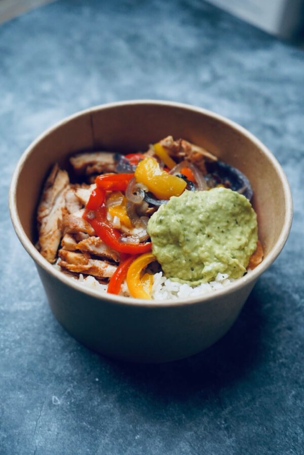 TUESDAY: Chicken Taco Bowl - Pico de Gallo - Rice