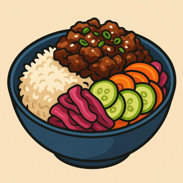 Korean Beef Bowl - Basmati Rice - Pickled Vegetables
(MONDAY 02-03-2026)
