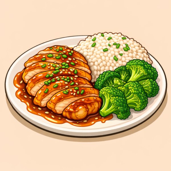 Chicken Teriyaki with basmati rice & broccoli
(MONDAY 02-02-2026)